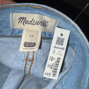 Madewell Women's Denim Jeans in Light Blue